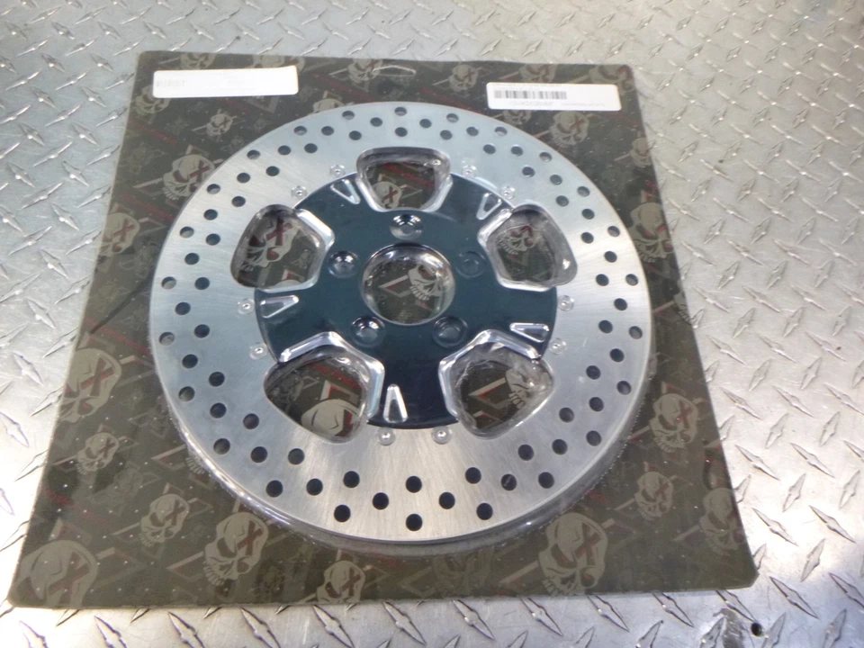 Rotor de freno trasero derecho Xtreme Machine 11,8" 08 - 21 Harley FLH Billet acero inoxidable Foto 2 de 3