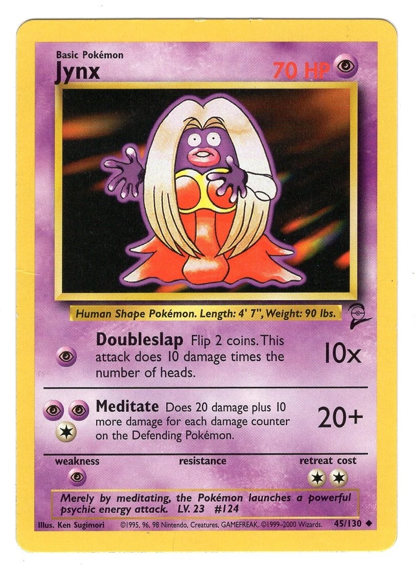 Jynx Pokémon TCG Cards for sale | eBay