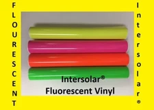 Fluorescent Vinyl Sign Hobby Plotter Yellow Pink Green Orange Free Shipping