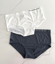 Victoria's Secret Body by Victoria Seamless Hiphugger Panty Grey White