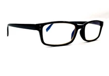 Kerecsen Adult Unisex UV Eyeglasses With Case - Black Eye Glass Frames