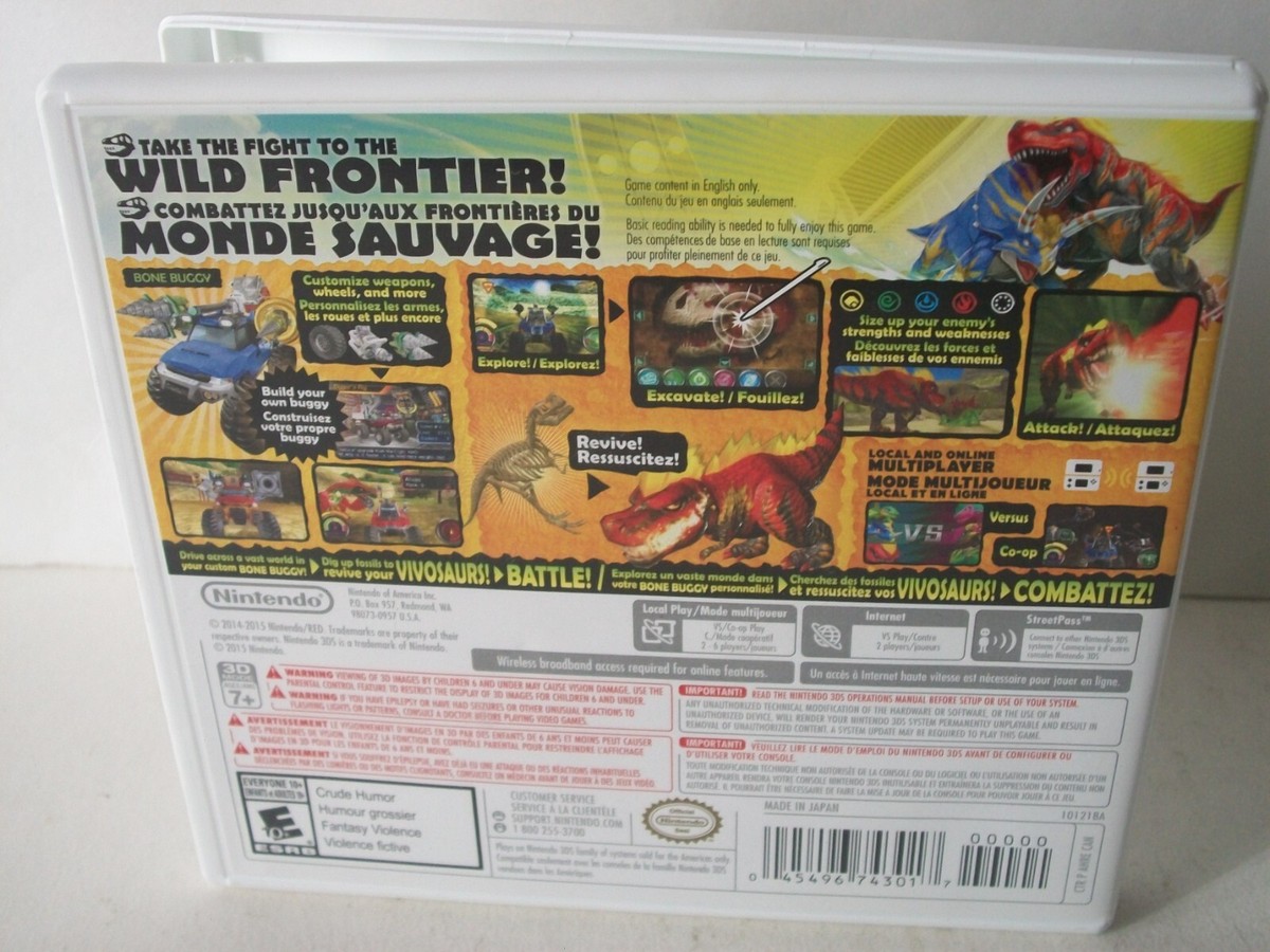 Fossil Fighters Frontier Nintendo 3DS Good Label Game Case RPG - Main Image