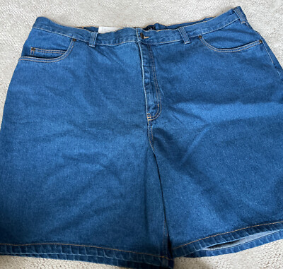 NWT - Harbor Bay denim blue jean shorts men's size 50 X 8.5