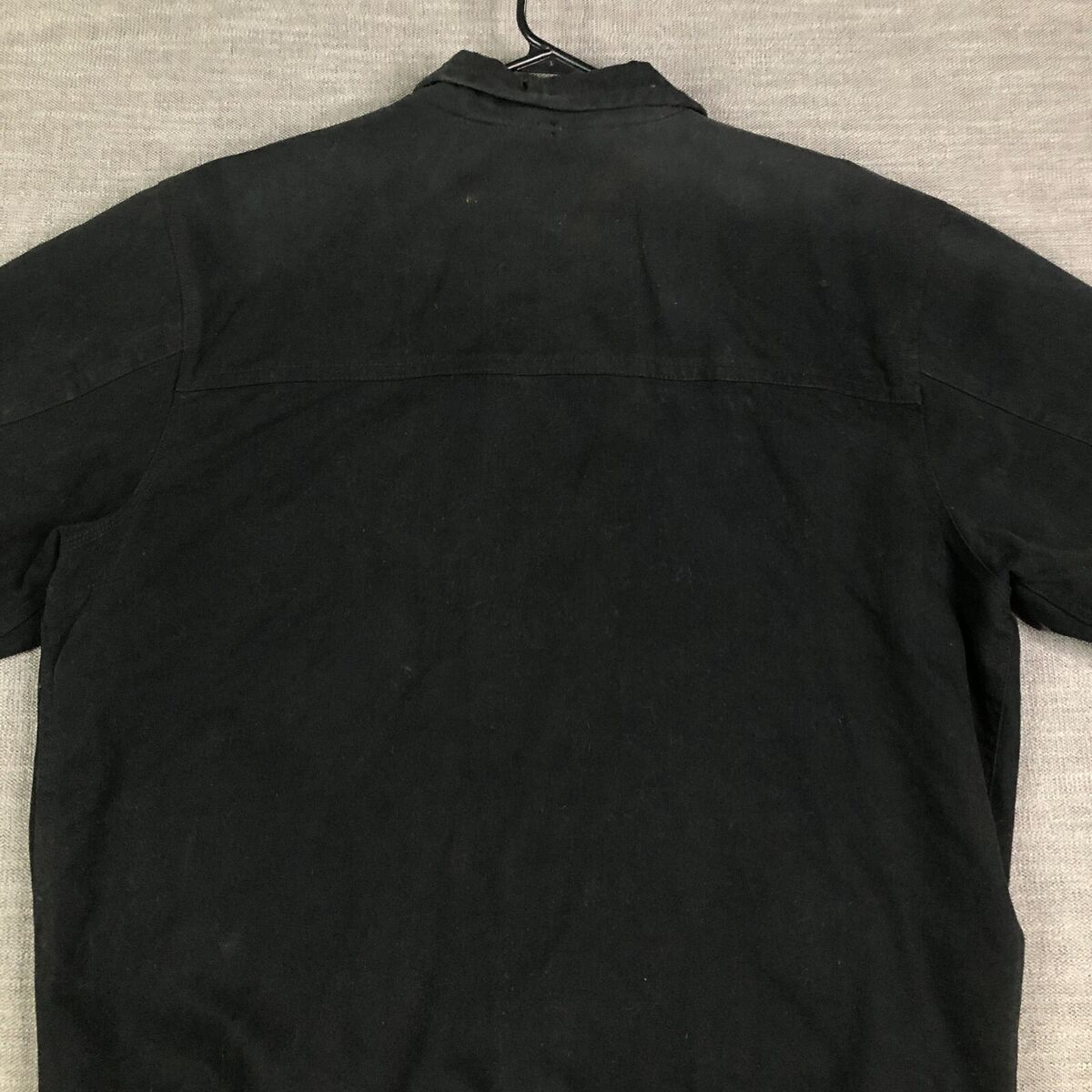 Corner Stone Jacket Mens 2XL Black Canvas Flannel Lined Corner Stone Jacket Mens 2XL Black Canvas Flannel Lined