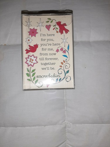 4059147 Dept 56 Snowbabies Mini Gifts from the heart "Thinking of you" NIB - Picture 3 of 6