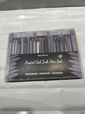 22PCS Pastel Gel Ink Pen Set Retractable Aesthetic Pen Pencil, 13 Black Ink-NEW