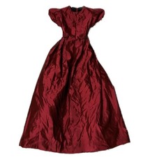 Vintage Jessica McClintock Burgundy prom dress