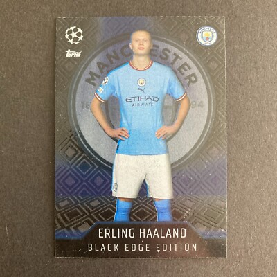 Erling Haaland 2022-23 Topps Match Attax SP Black Edge