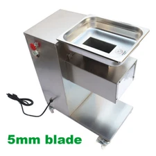 QE 5mm Blade Meat Cutting Machine Slicer Cutter Shred Machine 500kg/h 550w
