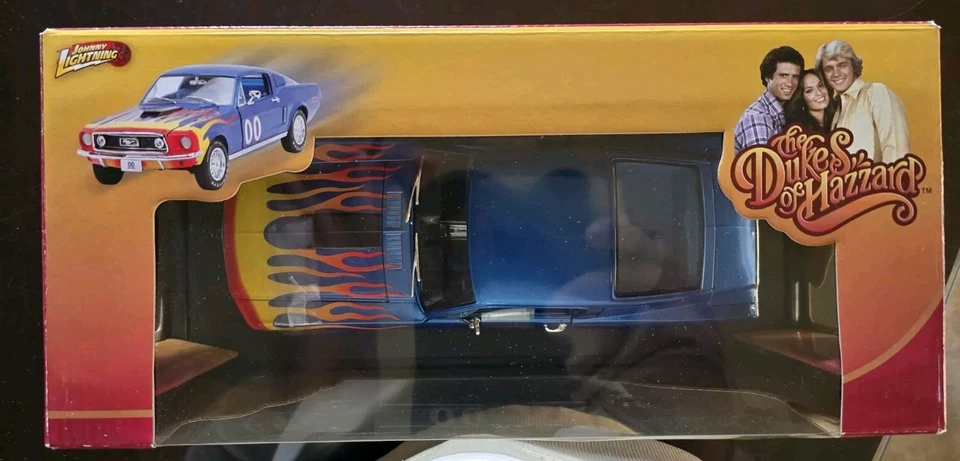 The Dukes of Hazzard Cooters FORD Mustang 1/18 - Johnny Lightning NEW IN BOX - Image 2 of 4
