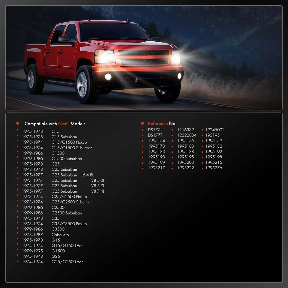 Переключатель фар для GMC C15/C25/C1500/C2500 Suburban C1500 C2500 C3500 G15 G25 - Изображение 2 из 4