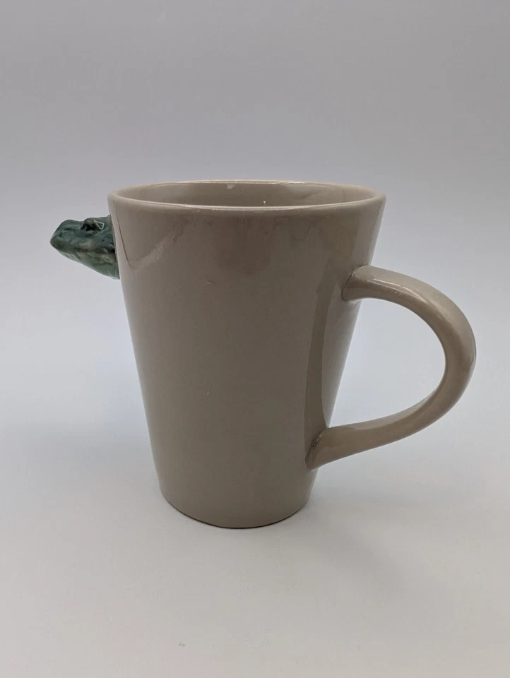 Novedad Cocodrilo Cocodrilo Taza Café Té 3D Dimensional  Foto 4 de 4