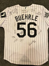 RARE, SIGNED BEURHLE PERFECT GAME JERSEY W/ PARTICIPANTS FEATURED ON PAWN STARS