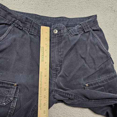 Duluth Trading Co Cargo Pants Men's 36x34 Heavy Duty Work Wear Faded Blue 3237 - Picture 18 of 21