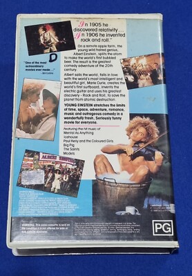 YOUNG EINSTEIN YAHOO SERIOUS CLAMSHELL VHS CASSETTE ROADSHOW HOME YOUNG EINSTEIN YAHOO SERIOUS CLAMSHELL VHS CASSETTE ROADSHOW HOME