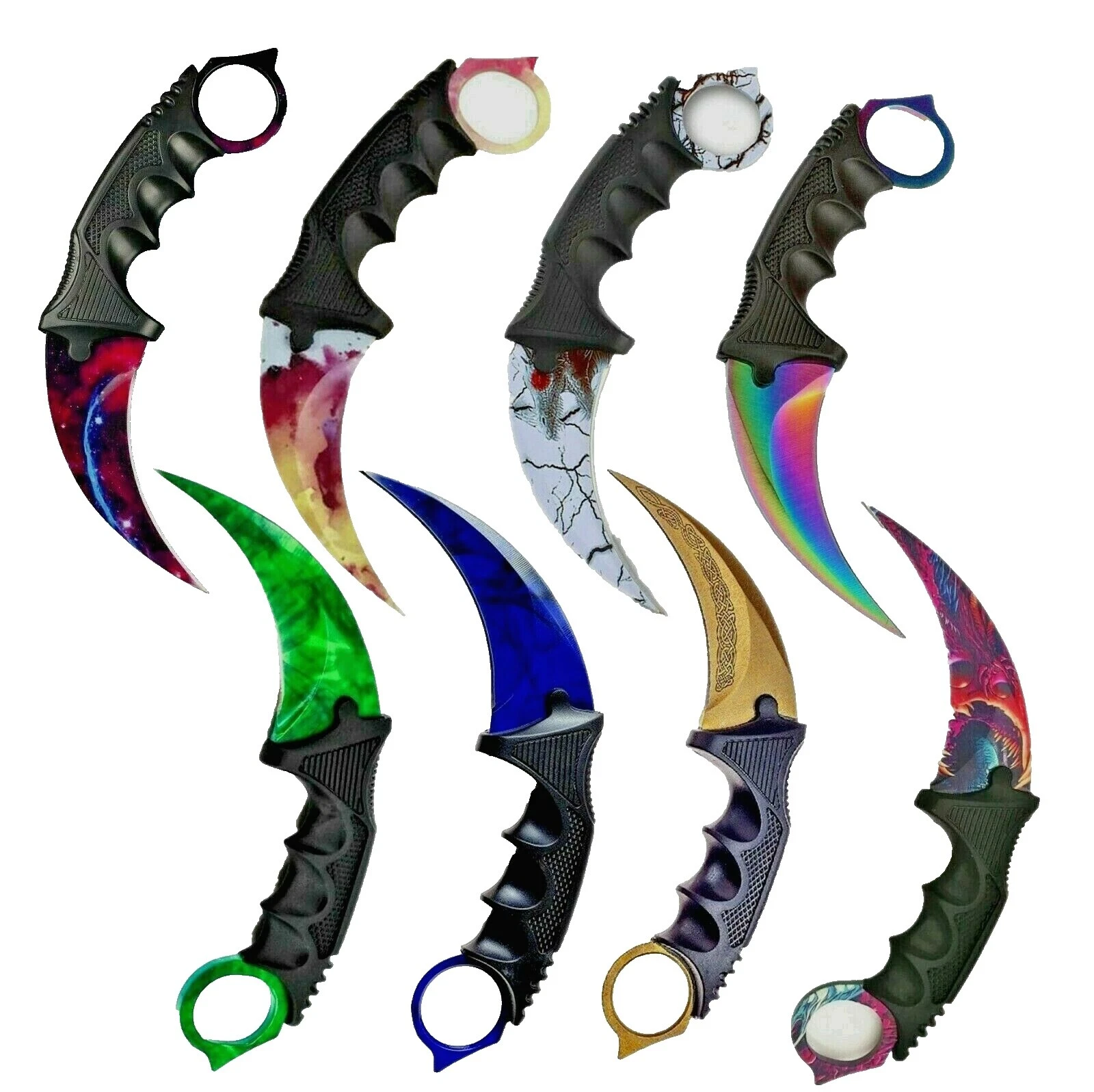 Mango de Plástico supervivientes modernos de colección Cuchillos de Hoja Fija