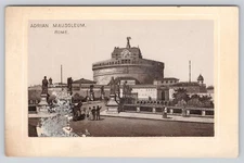 Vintage Jersey Coffee Victorian Trade Card Adrian Mausoleum, Rome 1880's