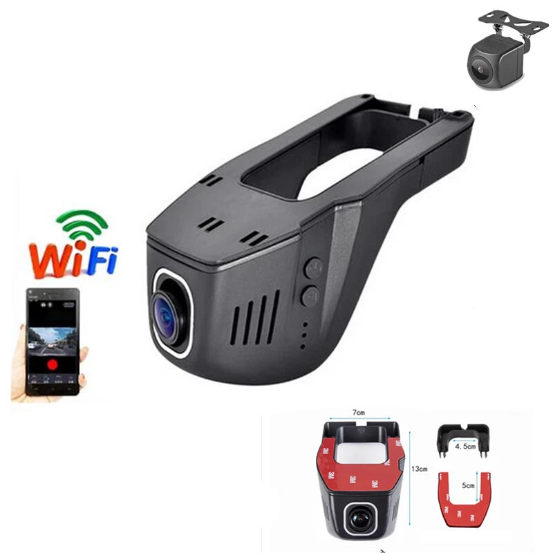 Dash Cam Hidden Dashboard Camera Vehicle Car Video Driving Recorder WiFi Car DVR Foto 2 de 4