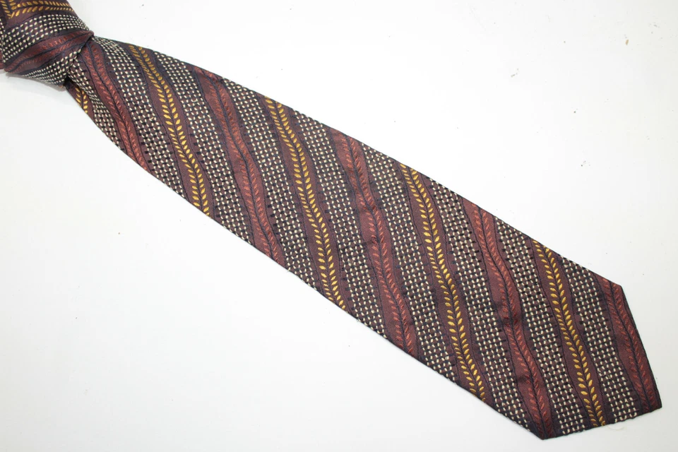 Corbata de seda JAEGER hecha en Italia F74660 Foto 2 de 4