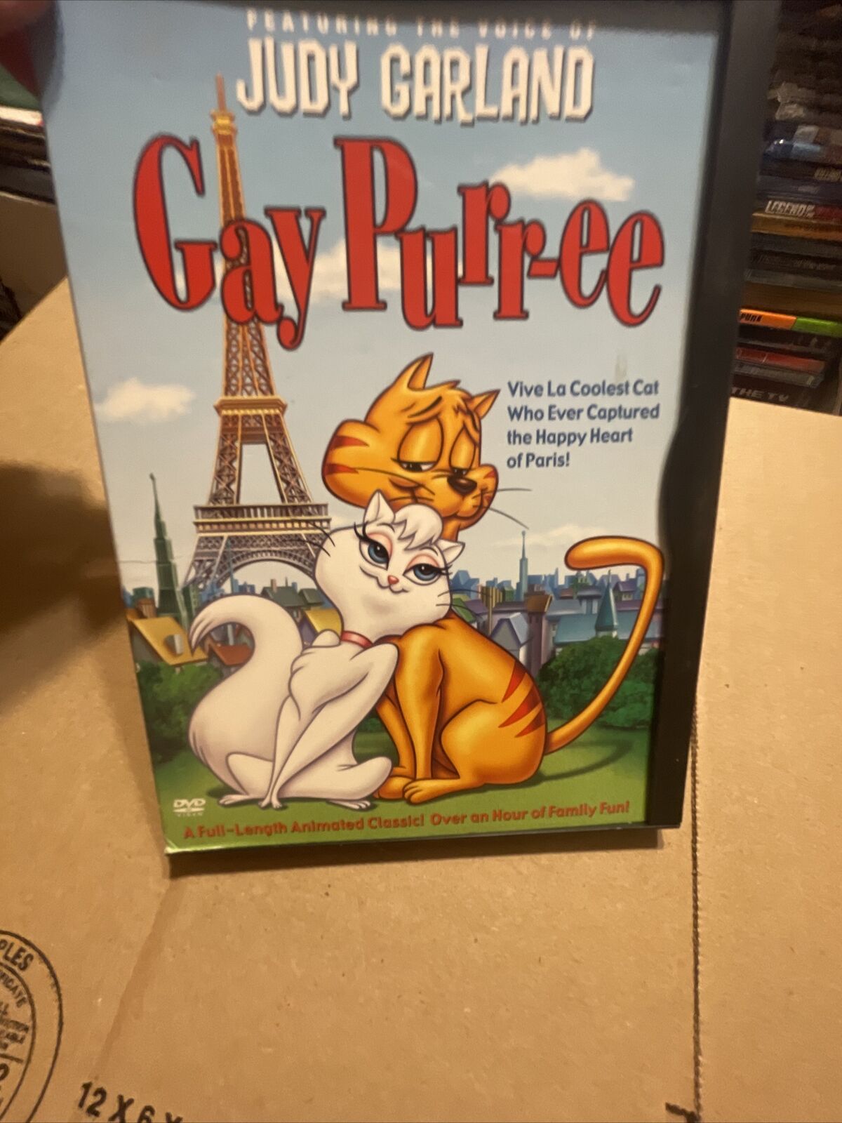 Gay Purr-ee DVD Judy Garland, Robert Goulet, Red Buttons Cat Cartoon  85392449729 | eBay