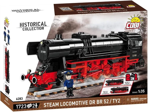 COBI, Lokomotive STEAM DR BR 52/Typ 2 – 1723 Teile, 1/35, COB6283