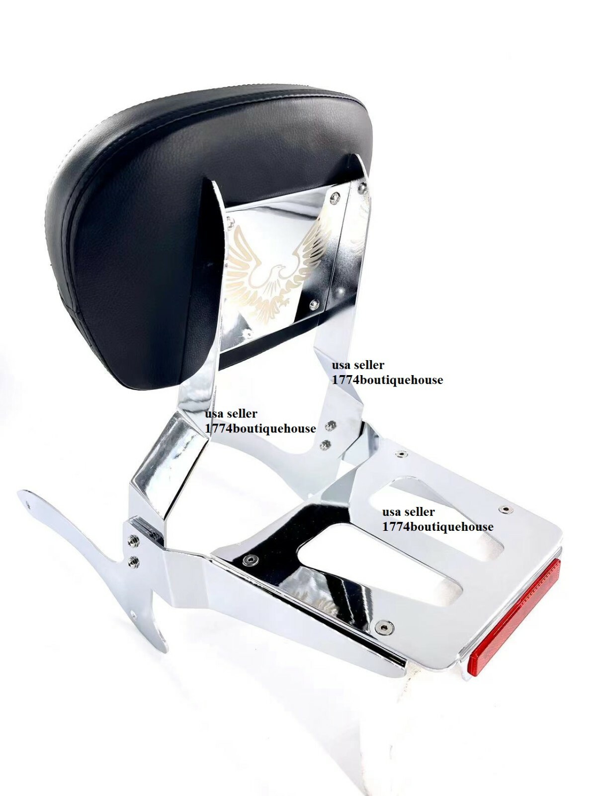 NEW Yamaha V-Star XVS 1100 Classic Backrest Sissy Bar & Luggage Rack 00-2011 USA