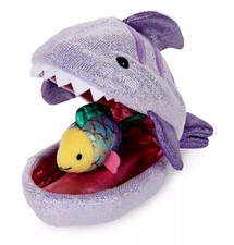GUND Shark Plush Pod with Fish, 9.5" Two Plush Fish In One Stuffed Toy Kids NEW