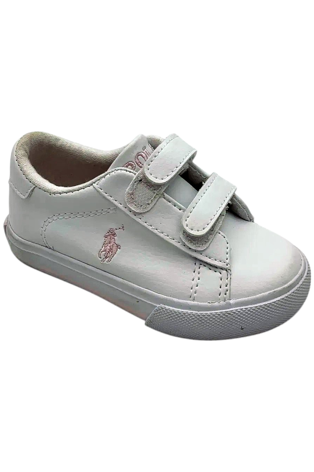 Polo Ralph Lauren bambina Easten EZ II sneaker bianco rosa pony