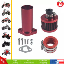 PWK 24mm Inlet Pipe Manifold Air Filter For Predator 212cc 224cc 196cc 200cc