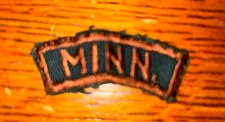 1940s Boy Scout Explorer MINN Minnesota Green And Brown State Strip BSA