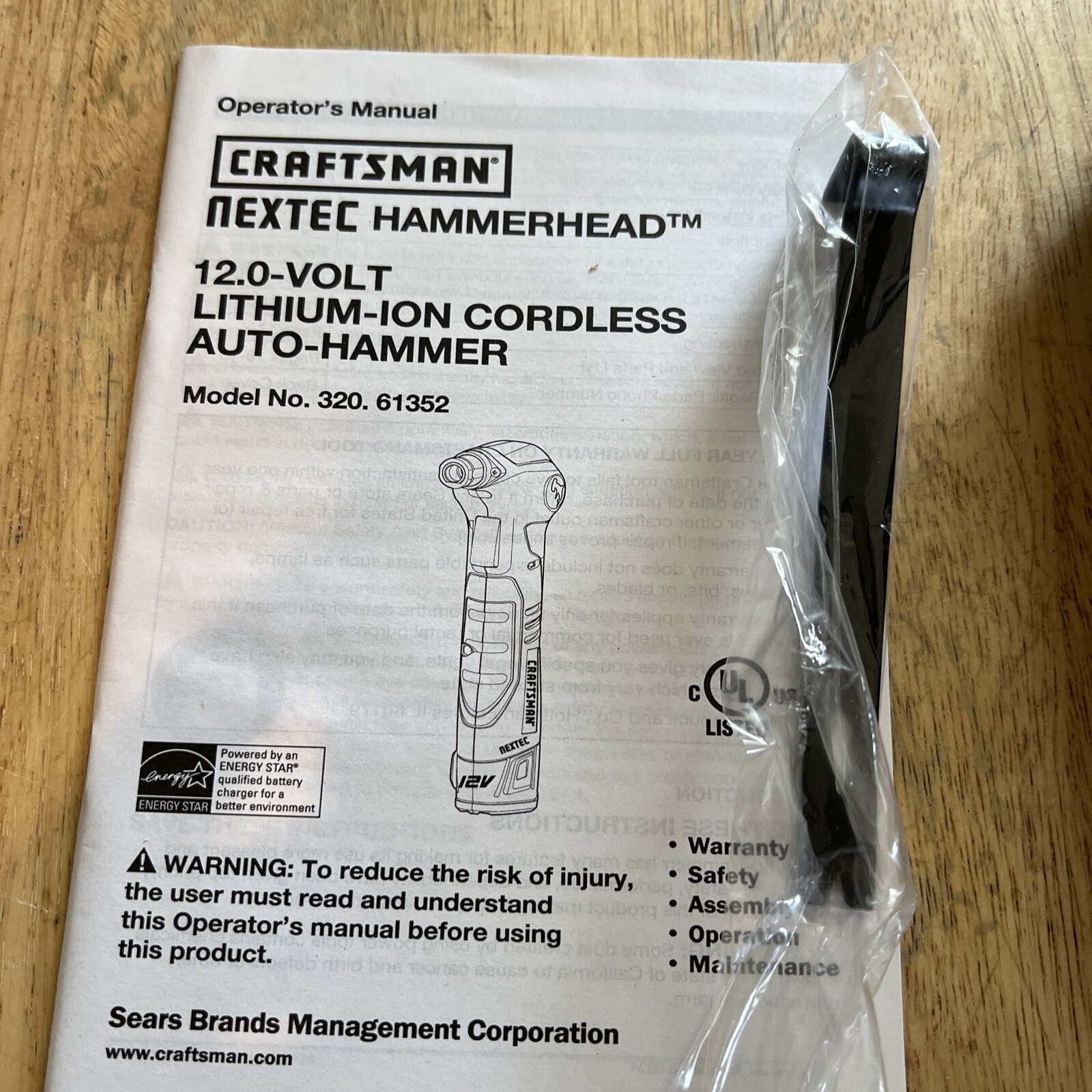 CRAFTSMAN 12V NEXTEC LITHIUM ION HAMMERHEAD AUTO-HAMMER TOOL ONLY