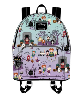 Loungefly Disney Hocus Pocus Scene Aop Mini Backpack NEW | eBay display picture 2
