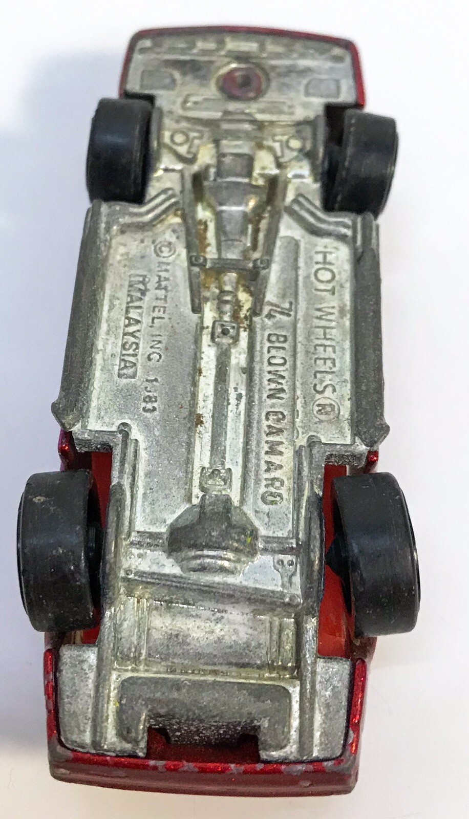 Vintage 1983 Blown Camaro I.R.O.C. Hotwheel Die Cast Red Car HTF