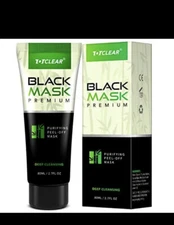 Blackhead Remover Mask 80ML Purifying Peel Off Mask Remover Mask Charcoal Fac...