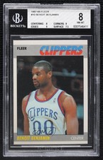 1987-88 Fleer Benoit Benjamin #10 BGS 8 0jp9