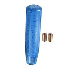 Gear Shift Knob Stick, 20cm Faux Crystal Transparent Bubble Gear Shifter Blue