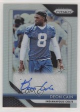 2018 Panini Prizm Rookie Auto Deon Cain #RA-DCA Auto hn8