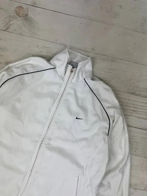 Vintage Nike Nylon Track Jacket 00s Men Size M white | eBay