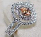 2CT  Padparadscha 925 Sterling Silver Ring Sz 7 L1-6 — photo 2