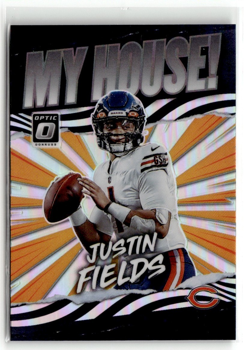 2021 Donruss Optic My House! Justin Fields Silver Prizm #MH-4