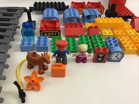 Lego Duplo My First Train Set 10507 Motorized Locomotive Engine Works Complete
