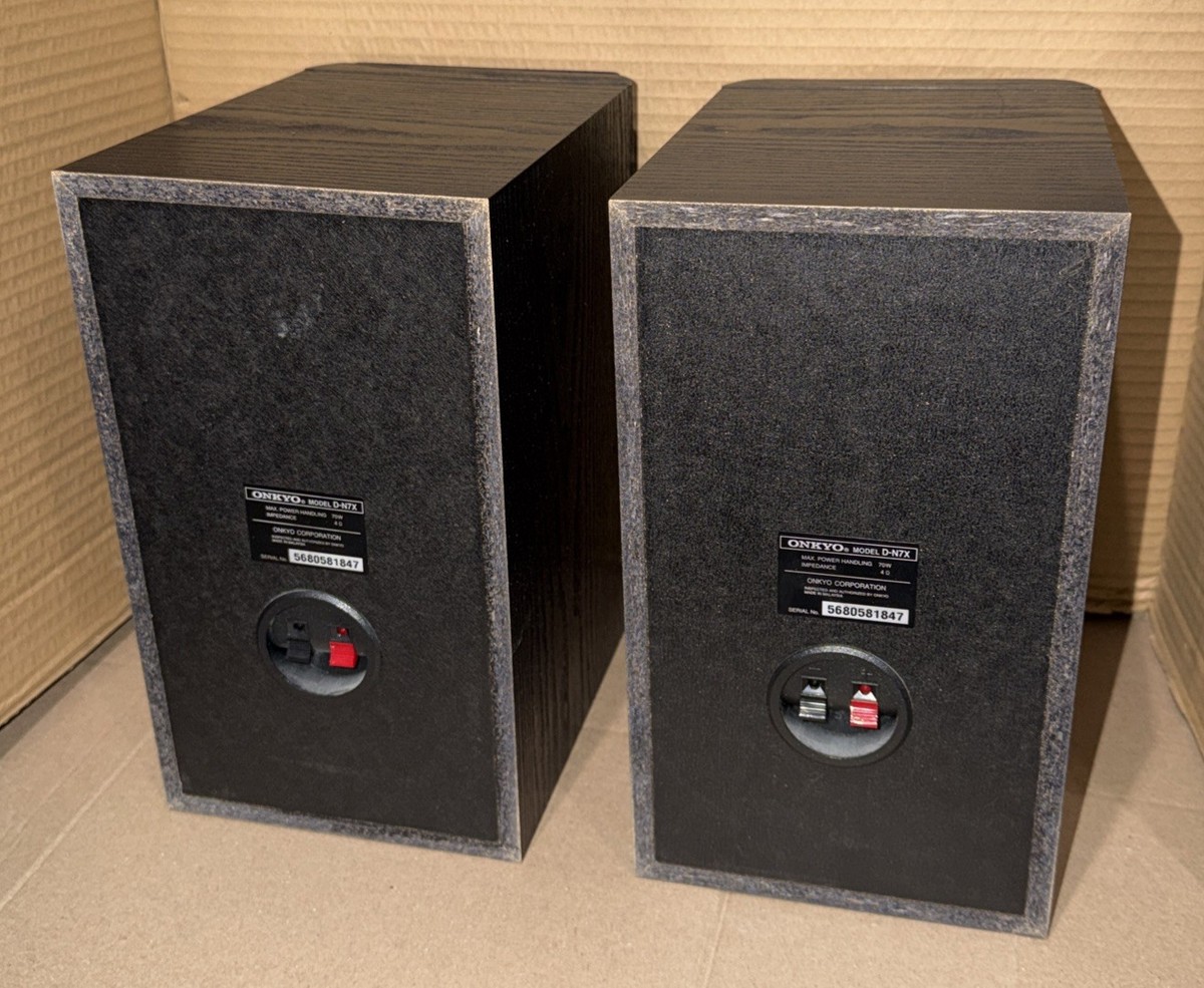 ONKYO D-N7X Speaker System Pair 2-Way Bass Reflex Bookshelf Type