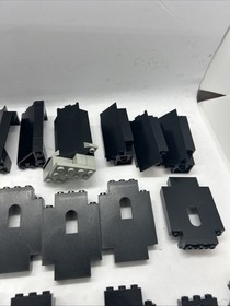 Vintage Lego Black Knights Castle Lot Walls Arches Windows Pieces 6086 6085 6059