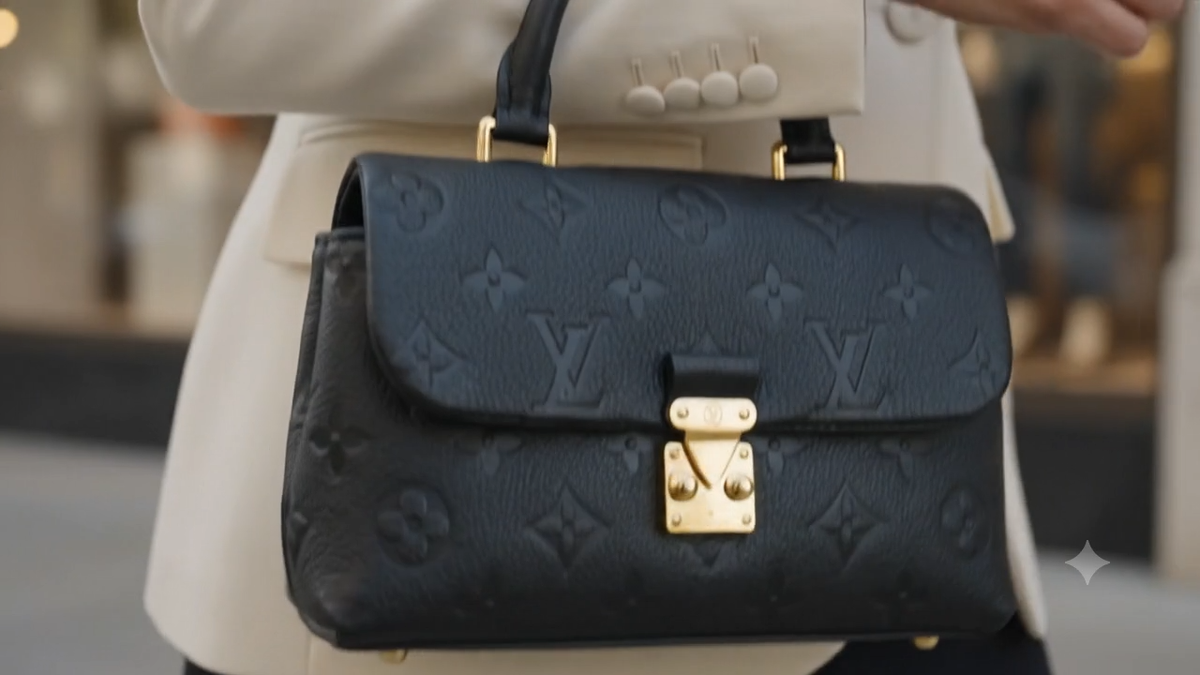 Louis Vuitton ブラック Louis Vuitton Nano Madeleine Monogram Empreinte Crossbody