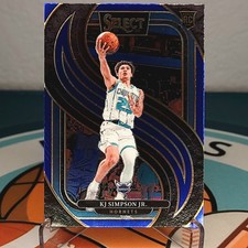 2024-25 Panini Select - Premier Level KJ Simpson Jr. #193 Blue (RC)