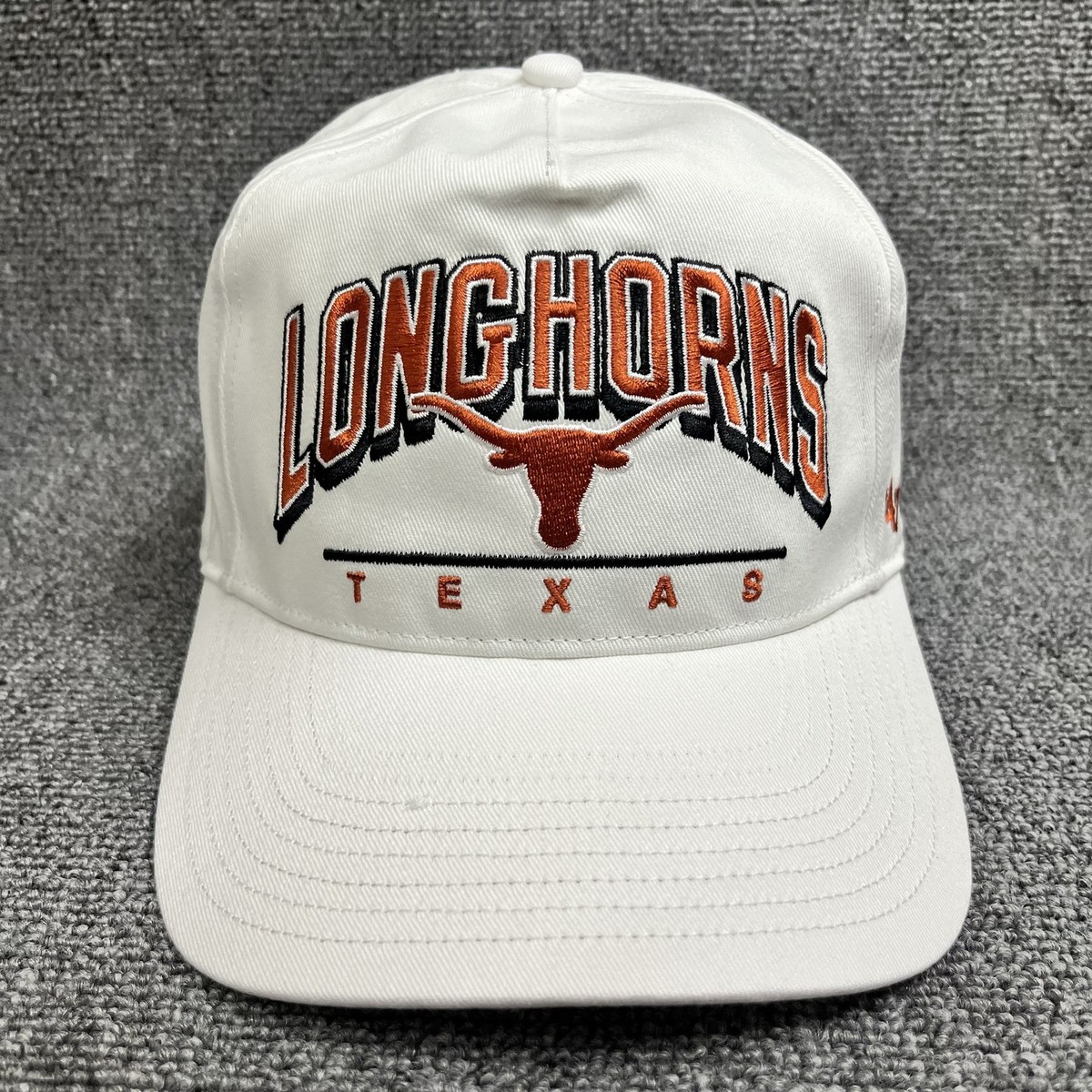 '47 Brand Texas Longhorns White Snapback Hat Adjustable Cap