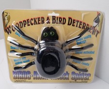 2009 Birds Away Attack Spider 6" x 9" Sound Activated Bird Deterrent Halloween