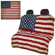 Car Seat Cover Towel Non Slip Back Seat Car Seat Towel American Flag