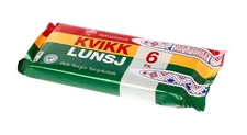 6 x Norwegian Milk Chocolate Kvikk Lunsj from Freia 47 grams - Made since 1937