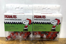 Peanuts Set Of 2 Charlie Brown LED Lights NIB